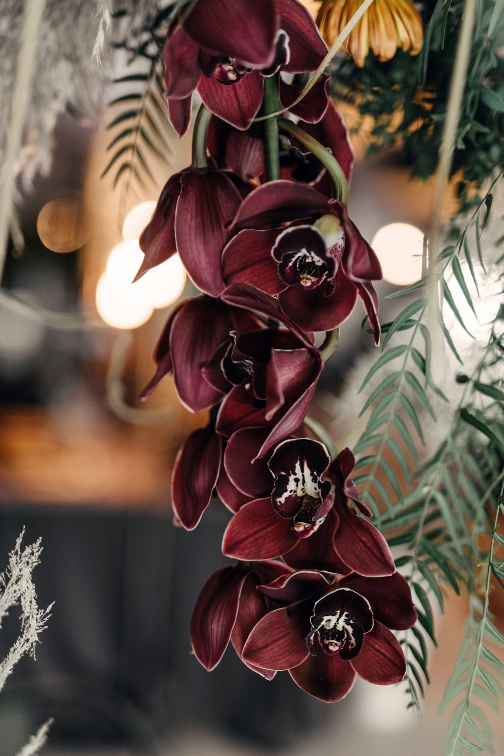 Dark moody wedding decor - 1